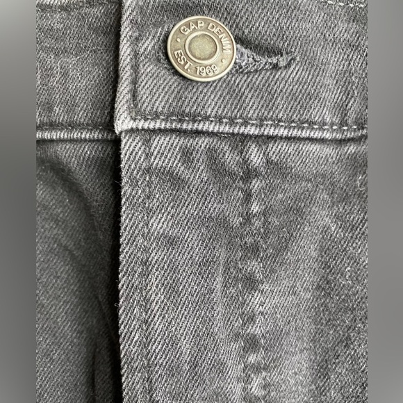 GAP Women's high rise flare stretch black denim jeans Size 32/14 Short NEW - Picture 5 of 7